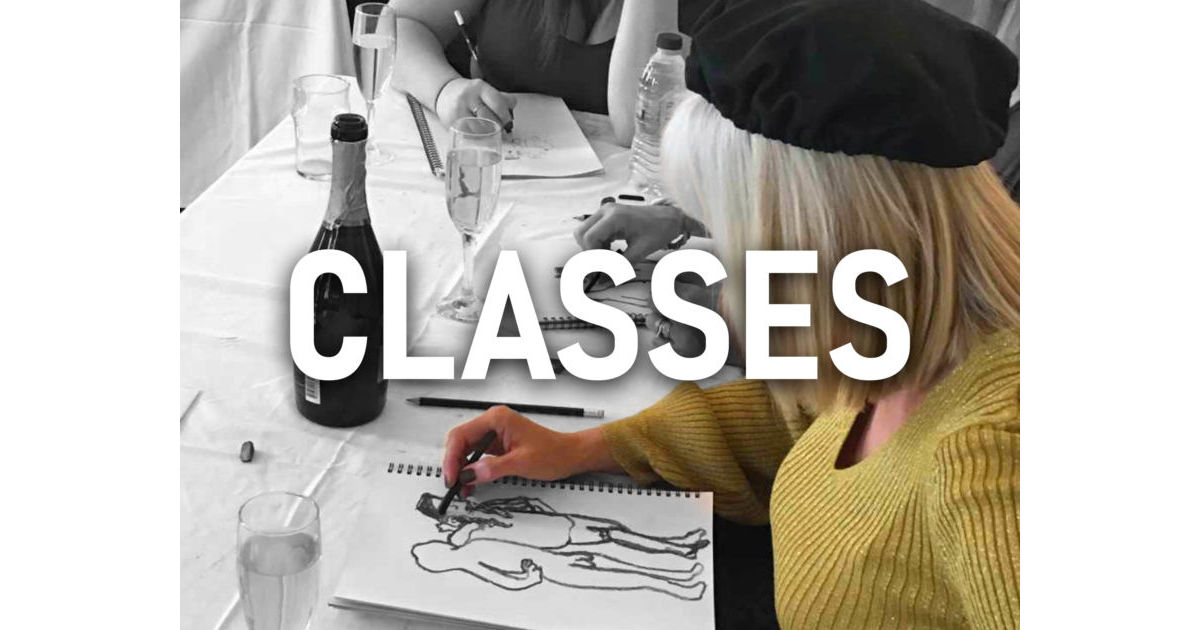 Life Drawing Classes for Hens, Stags & Groups