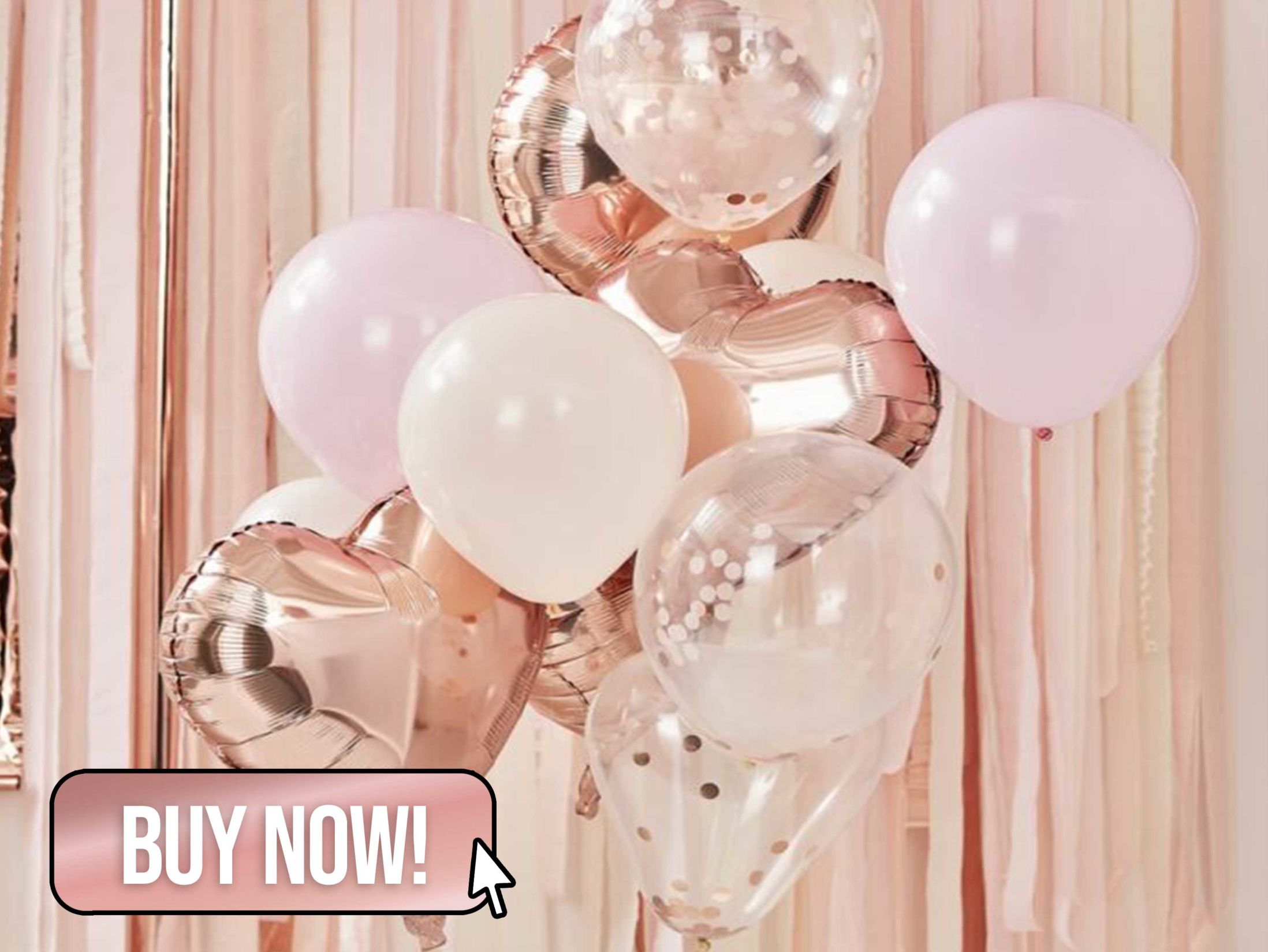 Blush & Rose Gold Balloons