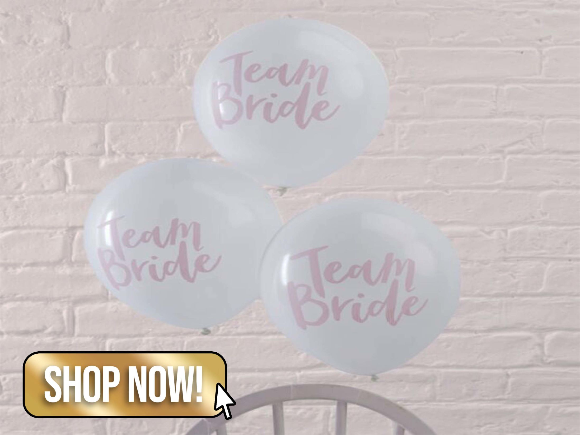 Pink & White Hen Balloons