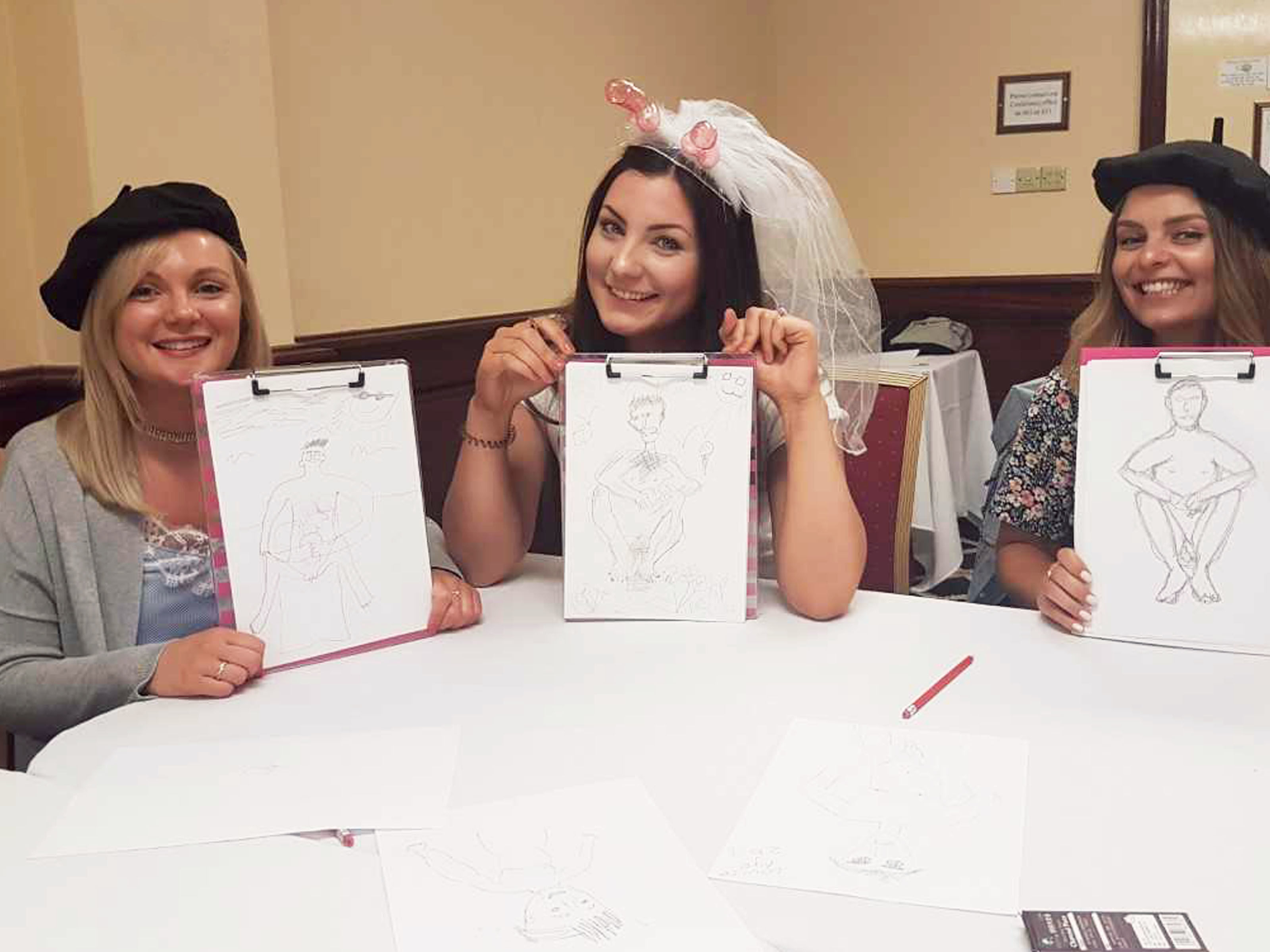 Hen Party Life Drawing – Cheeky Male Model, Games & Venue